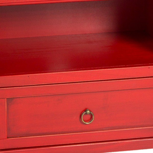 Czerwona szafka pod TV Evergreen House Credenza-image-3