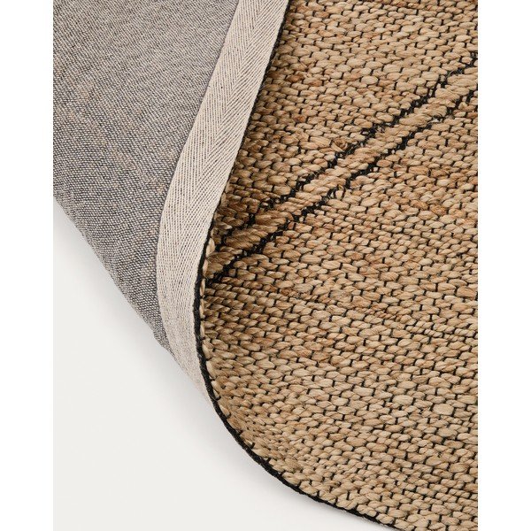 Dywan z juty tkany ręcznie w naturalnym kolorze 200x300 cm Vallalta – Kave Home-image-4