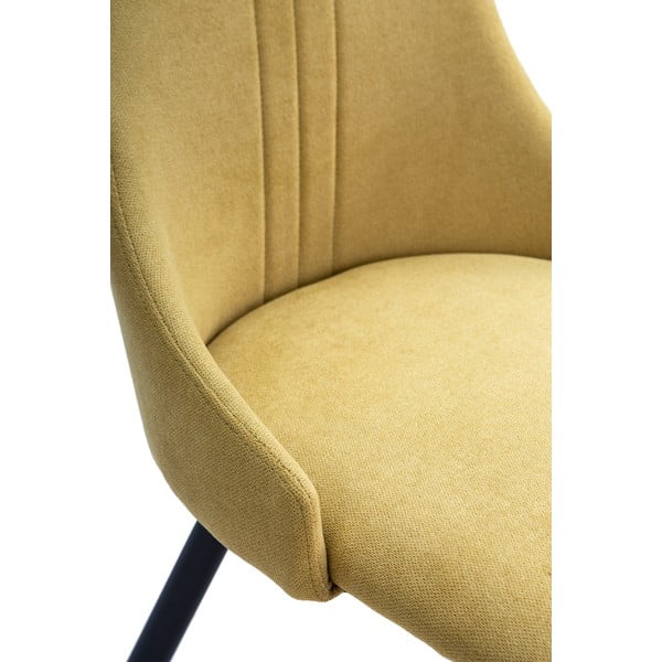 Żółte krzesła zestaw 4 szt. Mani – Marckeric-image-1