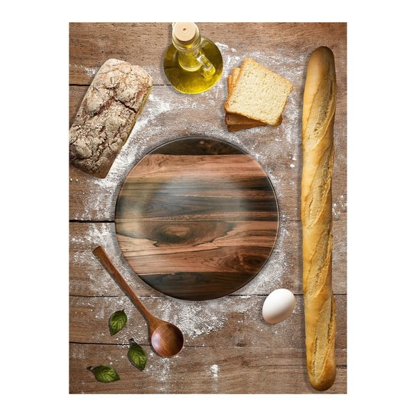 Talerz ceramiczny Mezzo Wood, ⌀ 25 cm-image-1