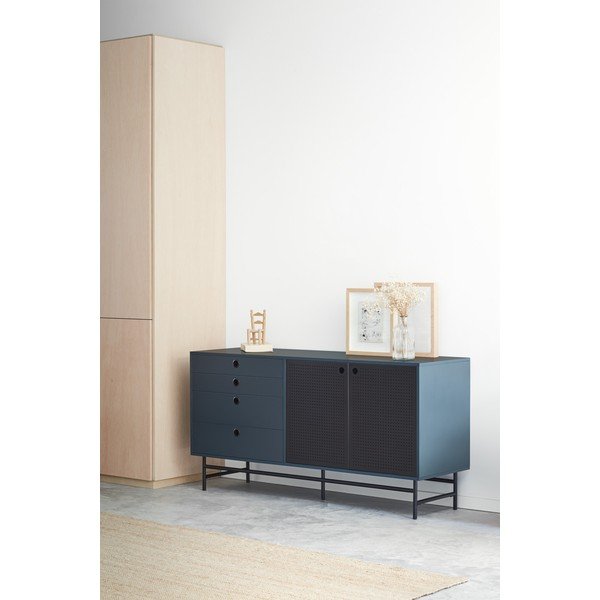 Czarno-niebieska komoda Teulat Punto, szer. 150 cm-image-3