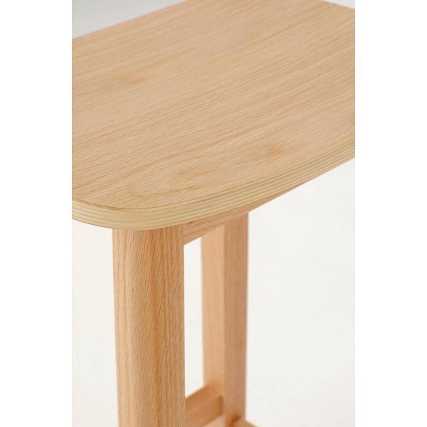 Hoker z litego drewna dębowego w naturalnym kolorze Selene – Jotex-image-4