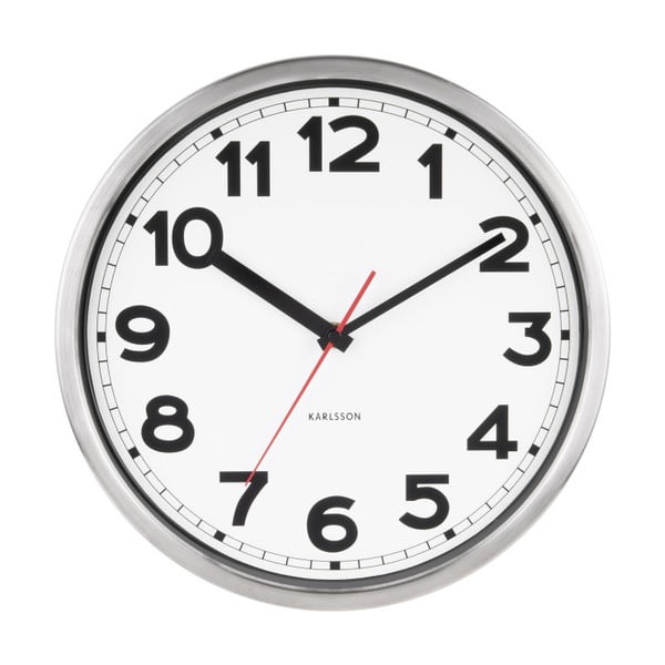 Zegar ścienny Karlsson Number, Ø 29 cm