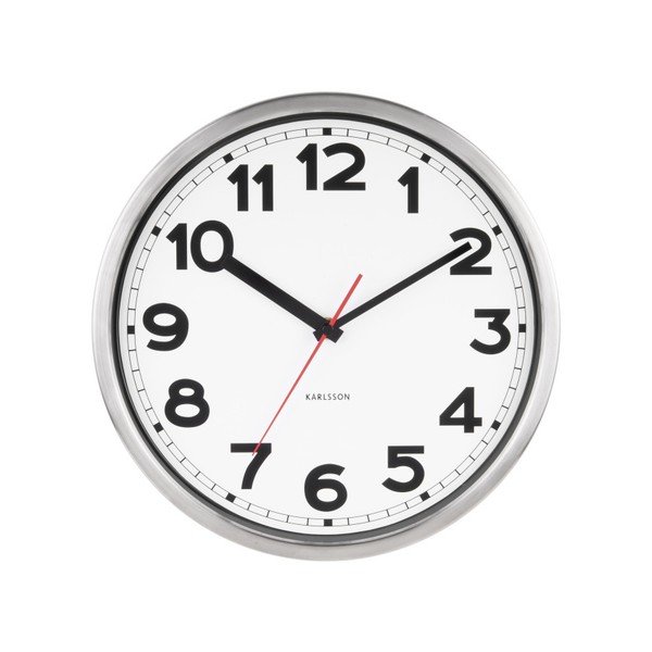 Zegar ścienny Karlsson Number, Ø 29 cm