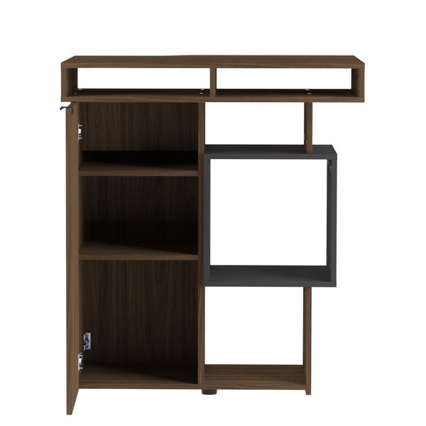 Ciemnobrązowy stolik barowy Symbiosis Bar-image-2