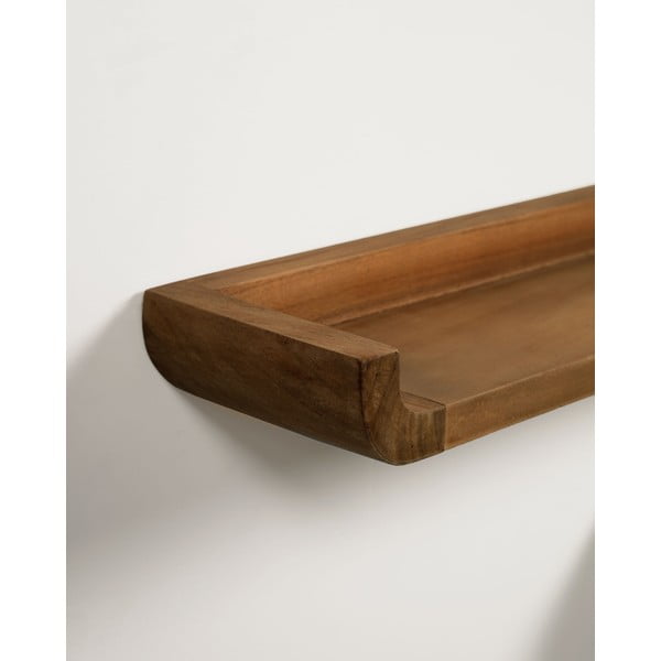 Półki z litego drewna tekowego zestaw 2 szt. 50 cm Shamel – Kave Home-image-2
