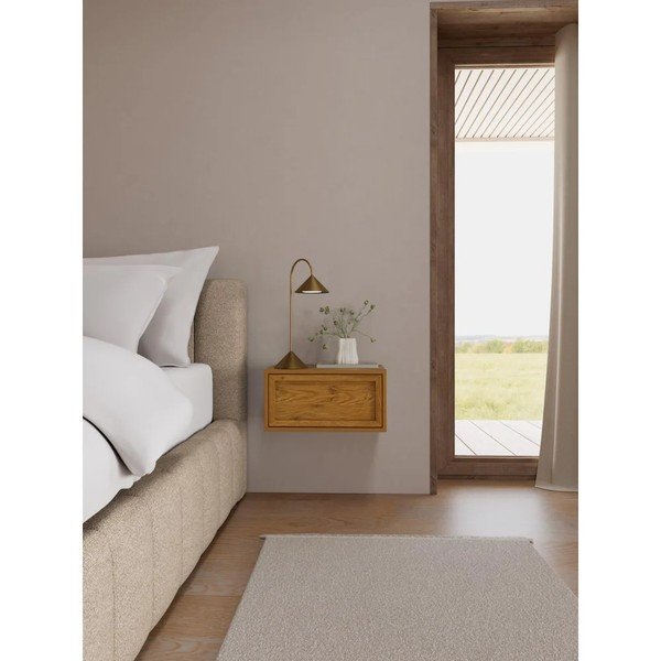 Szafka nocna w dekorze dębu wisząca w naturalnym kolorze Palmdale – Actona-image-1