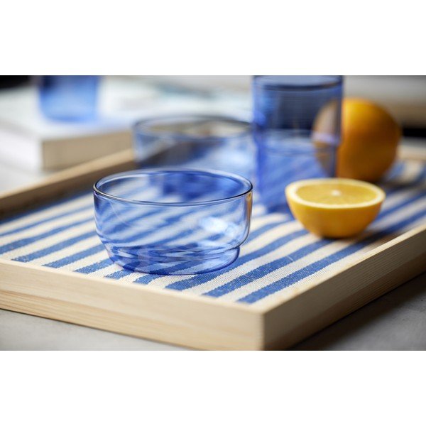 Niebieskie szklane miski zestaw 2 szt. 500 ml Torino – Lyngby Glas-image-1