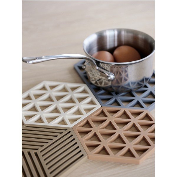 Silikonowa podkładka pod garnek 24x14 cm Triangles − Zone-image-1