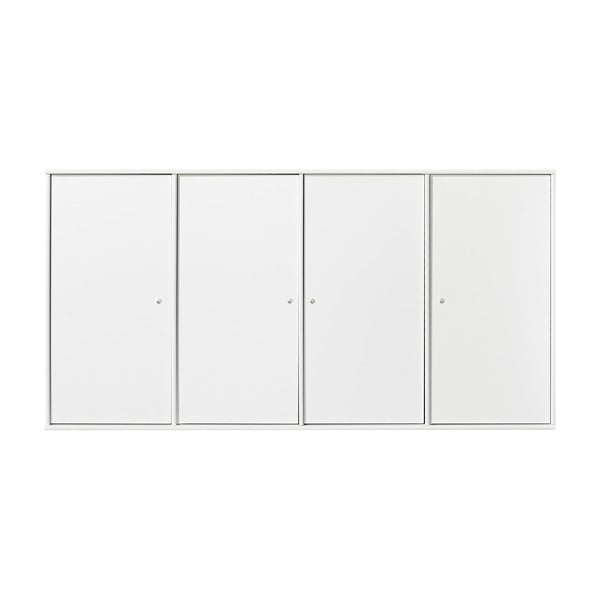 Biała komoda ścienna Hammel Mistral Kubus, 136 x 69 cm