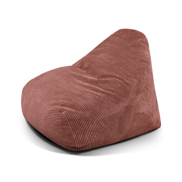 Ceglasty sztruksowy worek do siedzenia Snug 100 – SLOWDOWN