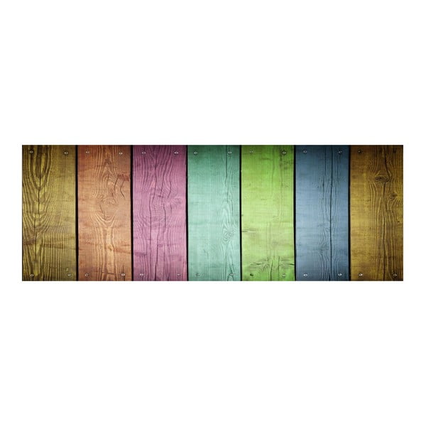 Winylowy dywan Cocina Tablas de Colores, 50x140 cm