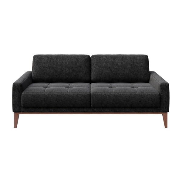 Antracytowa sofa MESONICA Musso Tufted, 173 cm
