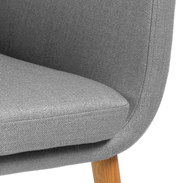 Jasnoszary fotel Actona Nora-image-1