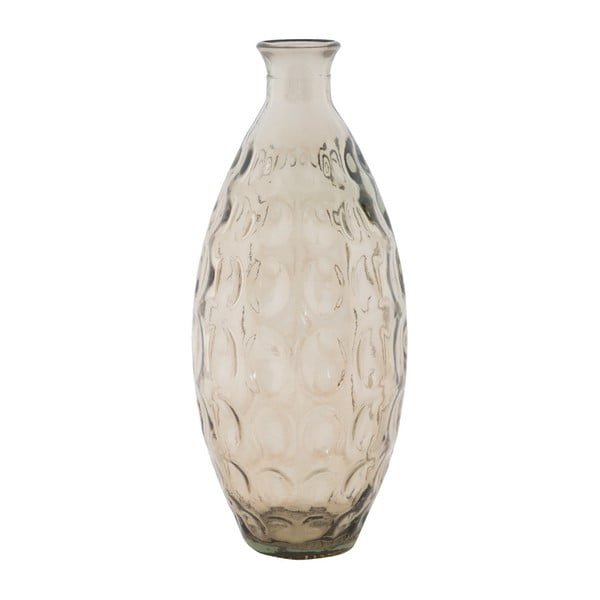 Szary wazon ze szkła z recyklingu Mauro Ferretti Ball, ⌀ 15,5 cm