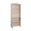 Biały regał z litego drewna sosnowego 70x181 cm Ella – Støraa
