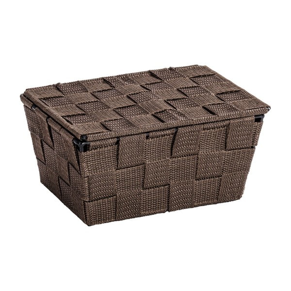 Brązowy koszyk z wiekiem Wenko Adria, 14x19 cm-image-2