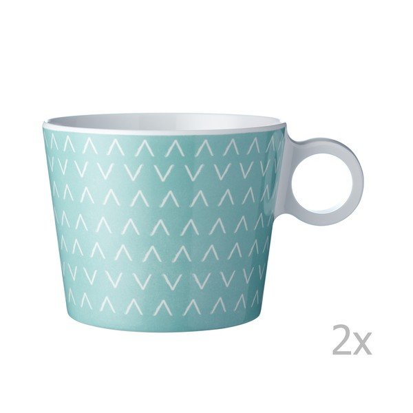 Zestaw 2 kubków Rosti Mepal Flow Arrow, 375 ml