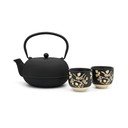 Czarny porcelanowo-żeliwny serwis do herbaty Sichuan – Bredemeijer