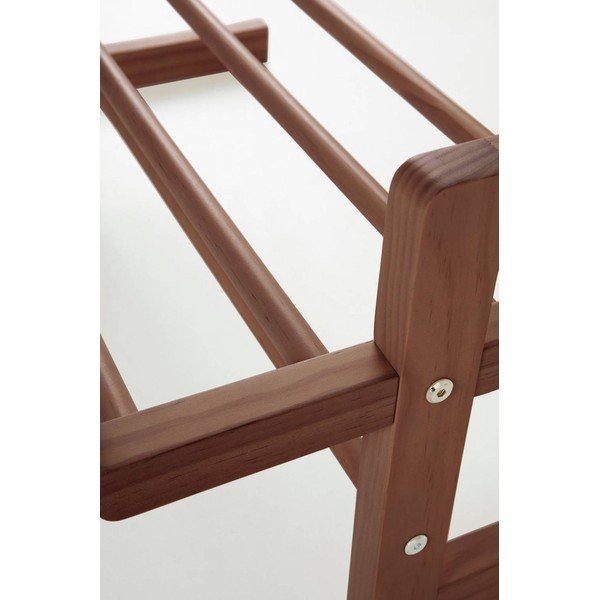 Wieszak z litego drewna sosnowego w ciemnym naturalnym kolorze 70x30 cm Eddison – Jotex-image-4