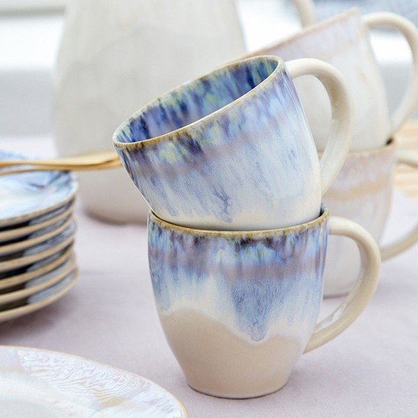 Niebieski kamionkowy kubek Costa Nova Brisa, 300 ml-image-1