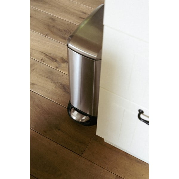 Kosz na śmieci z pedałem ze stali nierdzewnej w kolorze srebra 12 l Design – Wenko-image-2