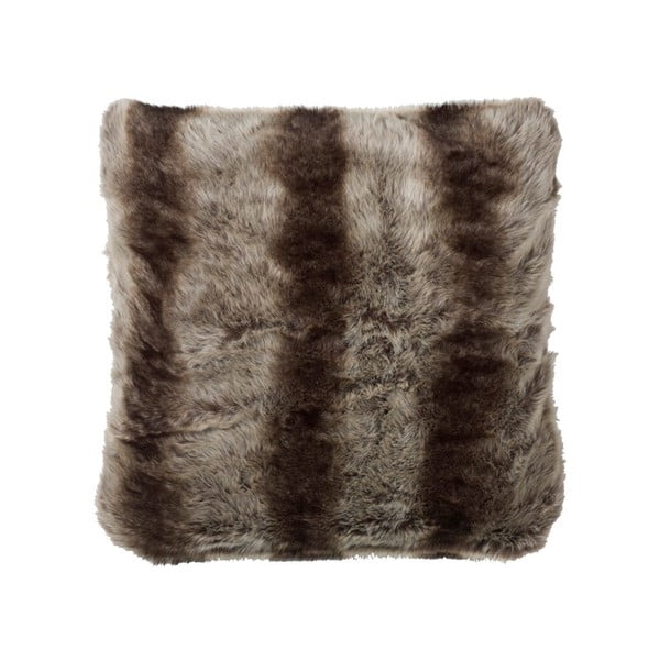 Poduszka z wypełnieniem Fake Fur Grey, 50x50 cm