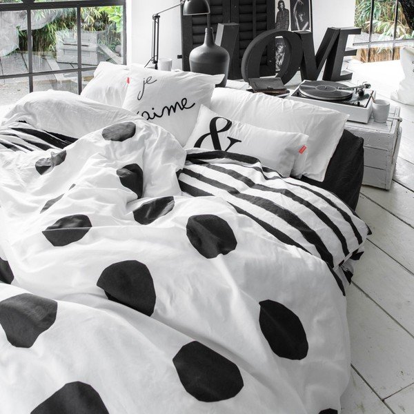 Bawełniana poszwa na kołdrę Blanc Dot, 220x220 cm-image-3