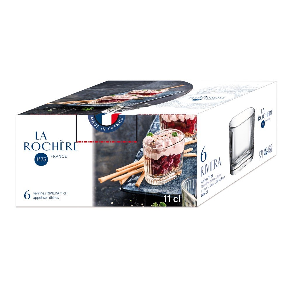 Szklana miska 110 ml Riviera – La Rochére (zdjęcie 4)