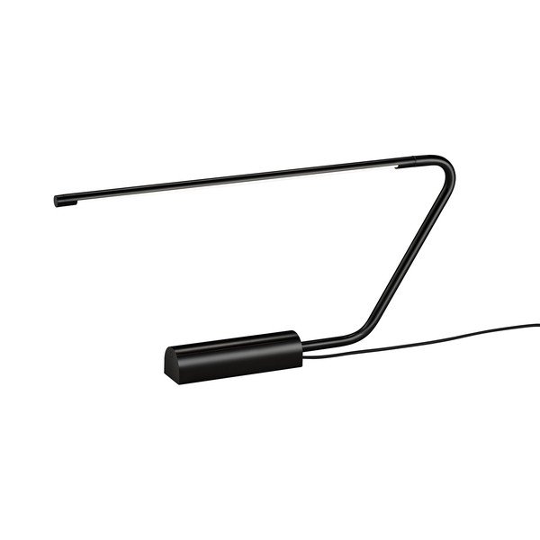 Czarna lampa stołowa LED (wysokość 33 cm) Olea – Trio Select-image-1