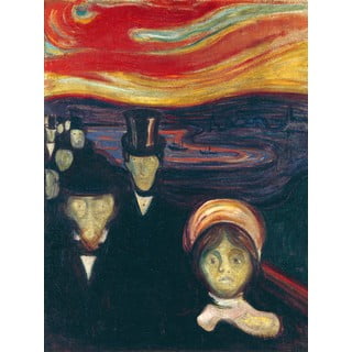 Reprodukcja obrazu Edvarda Muncha - Anxiety, 60x80 cm