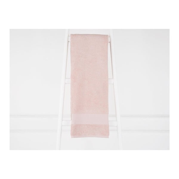 Łososiowy ręcznik bawełniany Elone, 70x140 cm