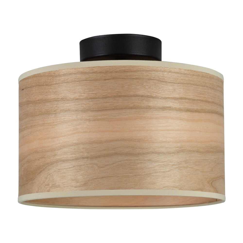 Lampa sufitowa z kloszem z drewna wiśniowego Sotto Luce TSURI S