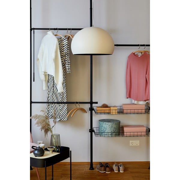 Czarny metalowy teleskopowy stojak na ubrania Herkules – Wenko-image-1