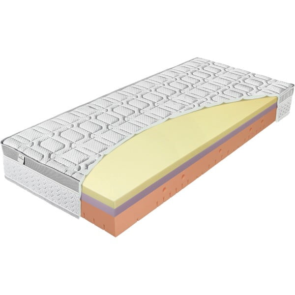 Twardy/średnio twardy piankowy materac dwustronny 120x200 cm Galaxy Viscostar – Materasso-image-2