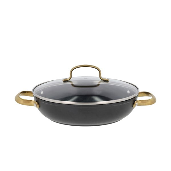 Garnek aluminiowy z pokrywką i nieprzywierającą powierzchnią odpowiedni na indukcję 2,6 l – Holm