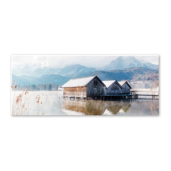 Obraz Styler Glasspik Pastel Lake, 50x125 cm