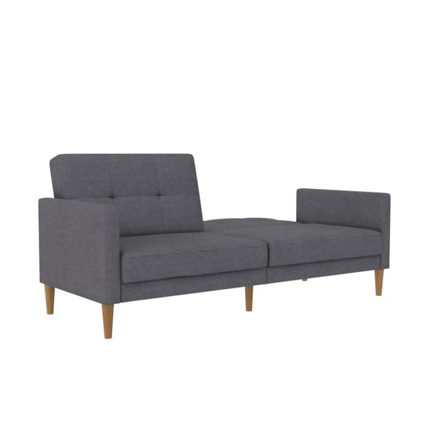 Szara rozkładana sofa 82 cm Lilly – Støraa-image-3