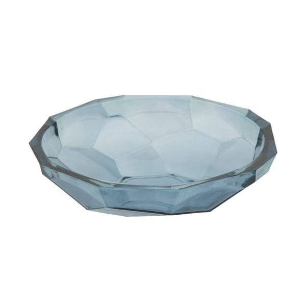 Niebieska miska ze szkła z recyklingu Mauro Ferretti Stone, ø 34 cm