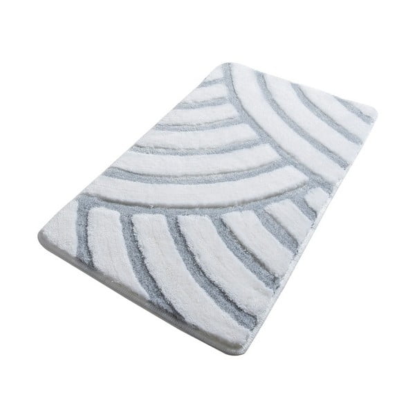 Biały dywanik łazienkowy Confetti Bathmats Alya White, 60x100 cm
