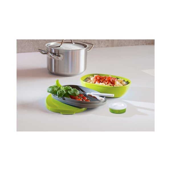 Różowy pojemnik na lunch Mepal Ellipse-image-3