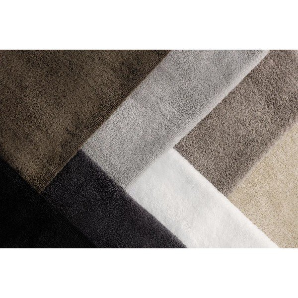 Antracytowe ręczniki zestaw 2 szt. z bawełny organicznej frotte 30x50 cm Riva – Blomus-image-3