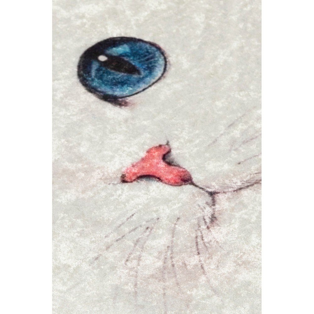 Kremowy dywanik łazienkowy 40x60 cm Blue Eyes – Foutastic (zdjęcie 4)