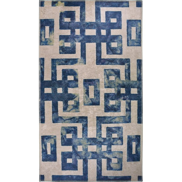 Niebiesko-beżowy dywan 80x50 cm – Vitaus