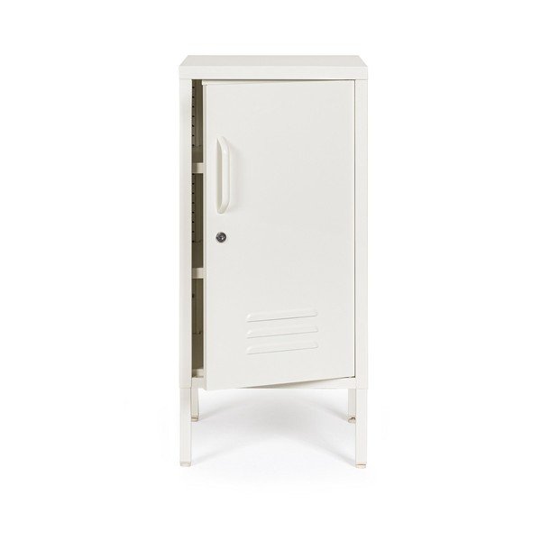 Kremowa metalowa szafka z zamkiem 35x76x40 cm Cambridge – Yes Everyday-image-3