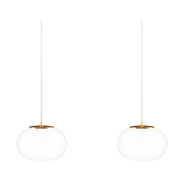 Podwójna lampa  Dosei Elementary, opal matte/gold/white/gold-image-2