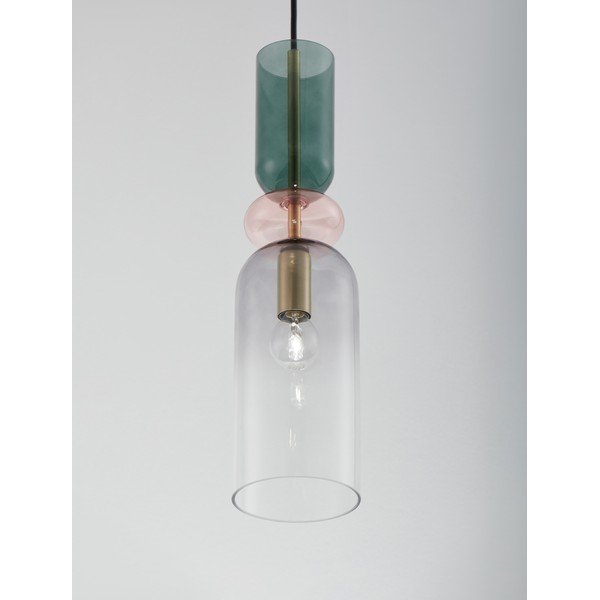 Szklana lampa wisząca w kolorze złota ø 11 cm Murano – Nova Luce-image-1