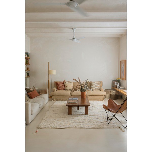 Biały wełniany dywan tkany ręcznie odpowiedni do prania170x240 cm Enkang Ivory – Lorena Canals-image-4