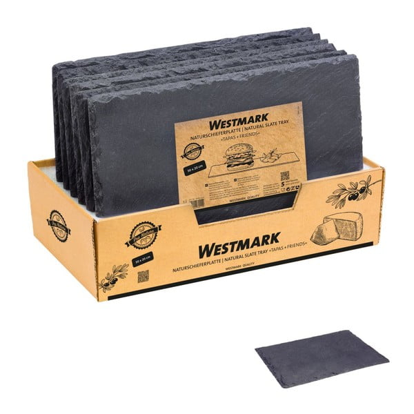 Łupkowe tace zestaw 6 szt. 20x30 cm Tapas&Friends – Westmark-image-3