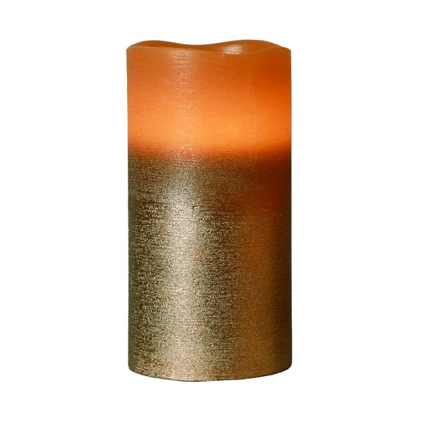 Brązowa świeczka LED Orange, 15 cm